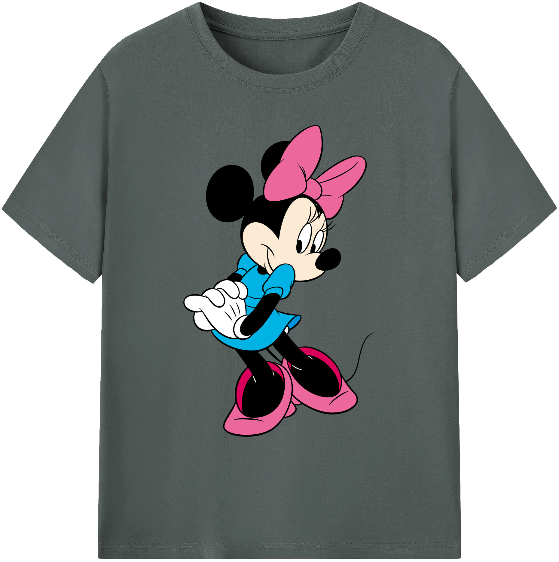ミッキーマウス Mickey Mouse 綿100％ メンズ半袖Tシャツ｜肌触りやわらか＆通気性